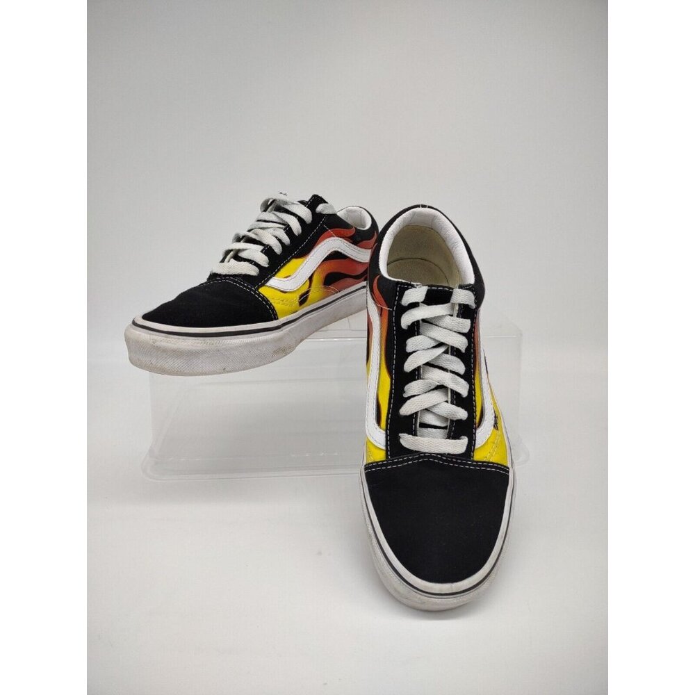 VANS Old Skool Flames Hot Rod Sneakers Skateboard Shoes Men 5.5 Women 7